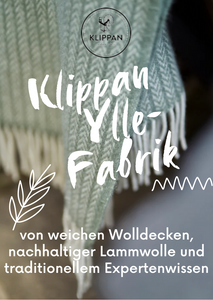 Klippan Yllefabrik: Die Wollfabrik in Südschweden, die Wolldecken nachhaltig und in toller Qualität produziert.