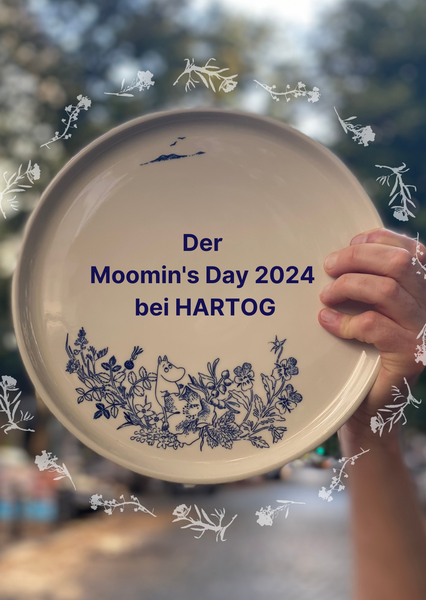Wir feiern den Moomin's Day 2024 am 09. August. Haru, die neue Geschirr-Serie wird es da auch geben. 