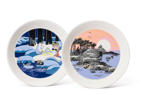 Teller 2er MOOMIN SNOWLANTERN + MOOMINS DAY
