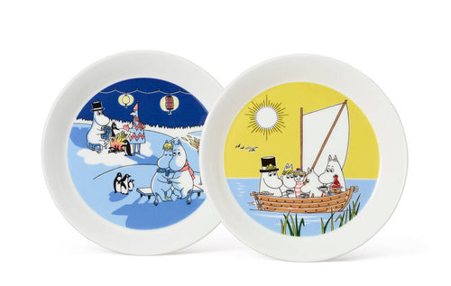 Teller 2er MOOMIN BONFIRE + SAILING