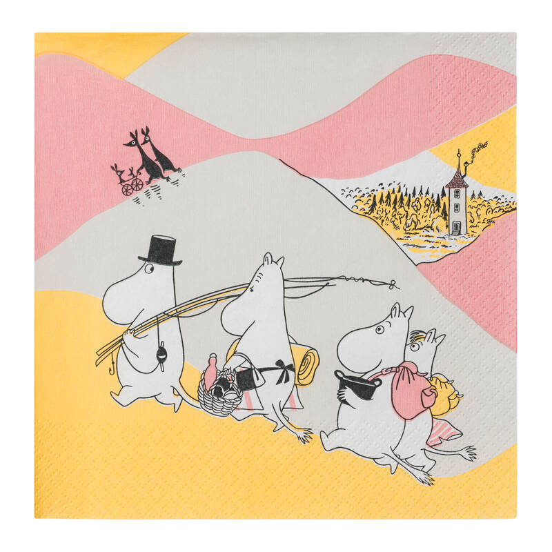 Serviette MOOMIN FAMILY TIME