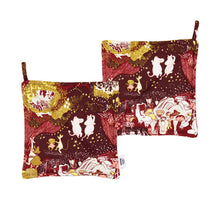 Topflappen 2er Set FESTIVE MOMENTS Weihnachten 2025