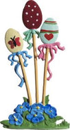 Zinn Ostereierstangen