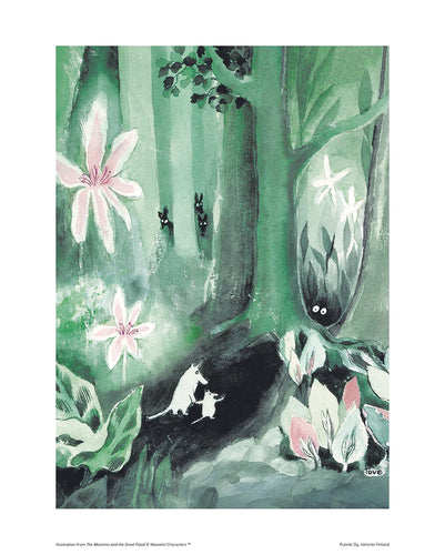Kunstdruck MOOMIN DIE GROSSE FLUT