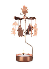 Kerzenkarussell MOOMIN FAMILIE kupfer