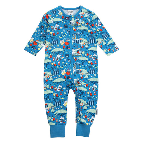 Moomin Strampler Celebrate Blau Feier