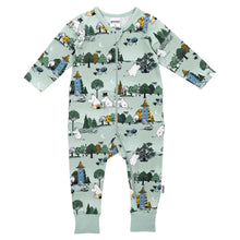 Pyjamas MOOMIN MOONLIT NIGHT Grün