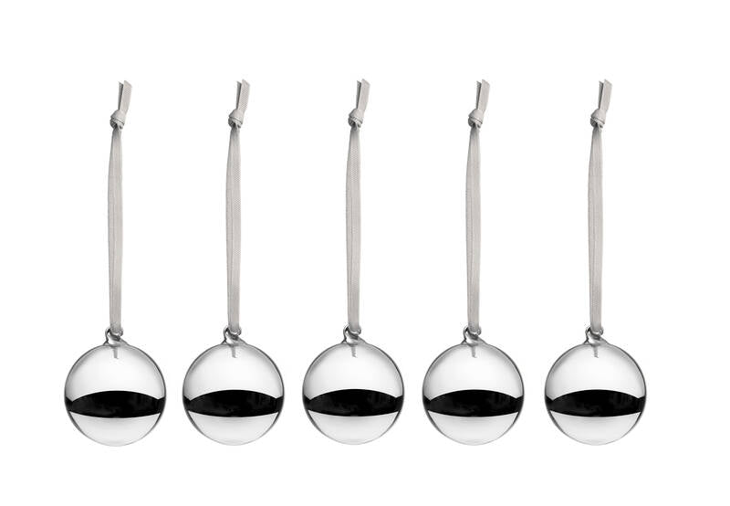 Glaskugel 5er Set groß