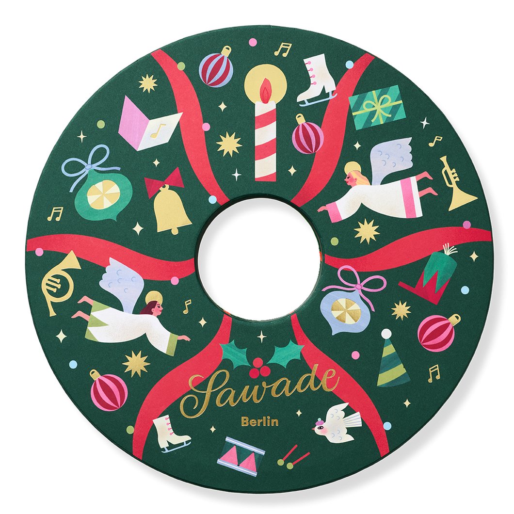 Pralinenschachtel ADVENTSKRANZ