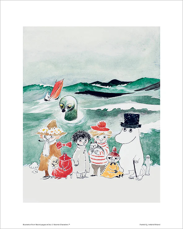 Kunstdruck MOOMIN SEEMONSTER