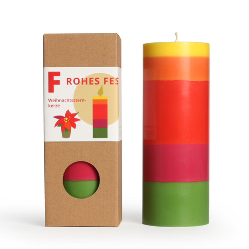 Kerze WEIHNACHTSSTERN