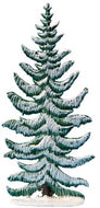 Zinn Winterbäume