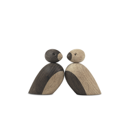 Holzvogel SPATZENPAAR