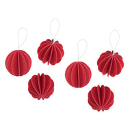 6er Set Christbaumkugel