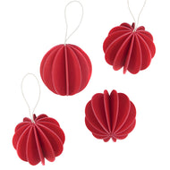 4er Set Christbaumkugel