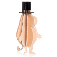 Moomin Moomin Papa Lovi 3D Puzzle Holzfigur Birkenholz